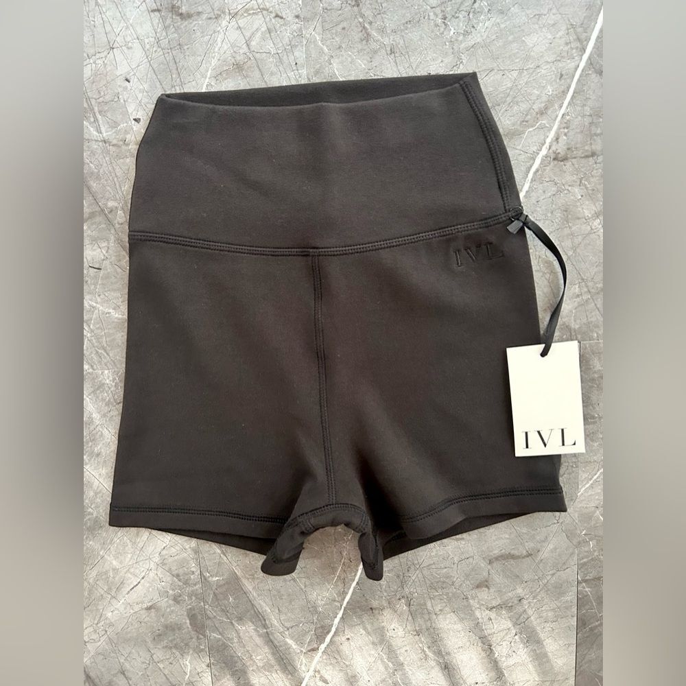 IVL Collective — Jersey Hot Shorts – Jet Black – XS – NWT